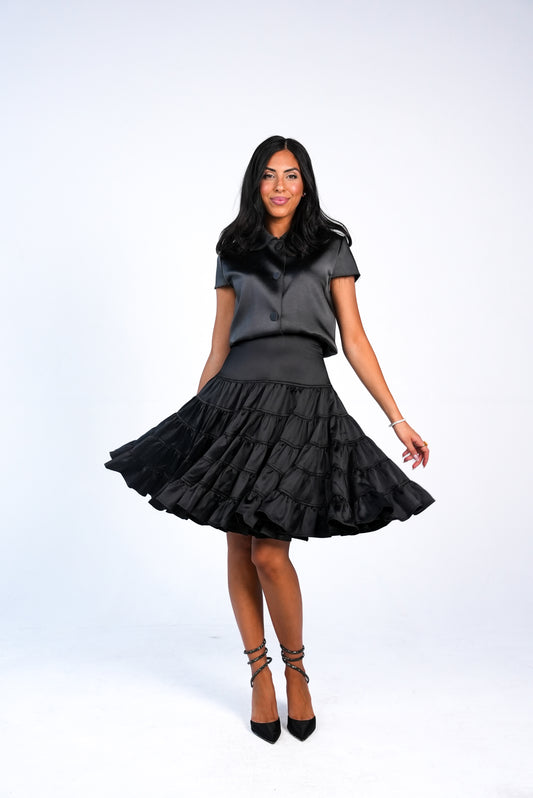 JADE SKIRT IN BLACK