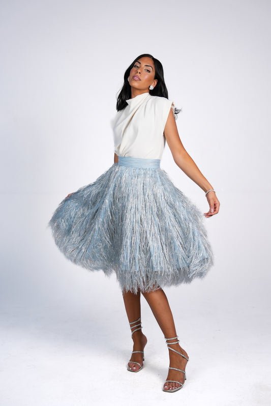 AMELIA SKIRT IN BLUE