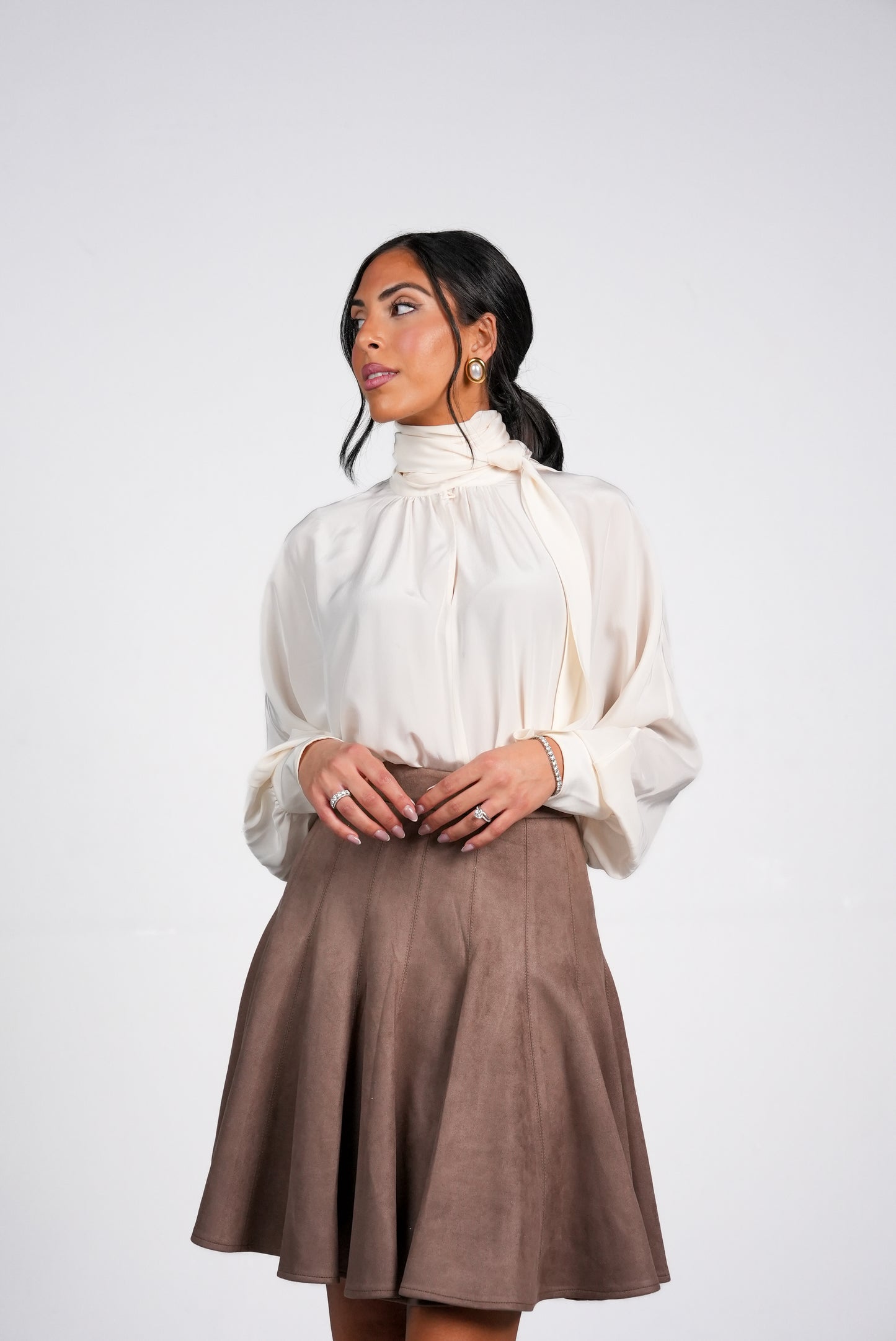 BELLA SKIRT IN BROWN